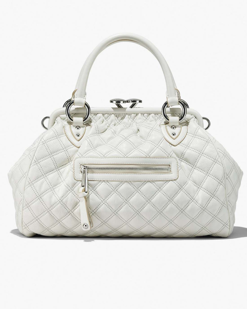 Re-Edition Quilted Leather Stam Bag Cloud White - Marc Jacobs