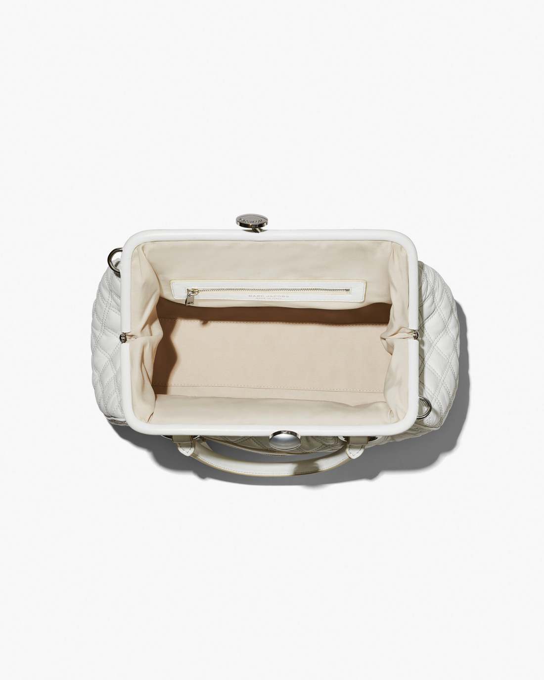 Re-Edition Quilted Leather Stam Bag Cloud White - Marc Jacobs