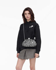 The Sequin Glam Small Clutch Silver - Marc Jacobs