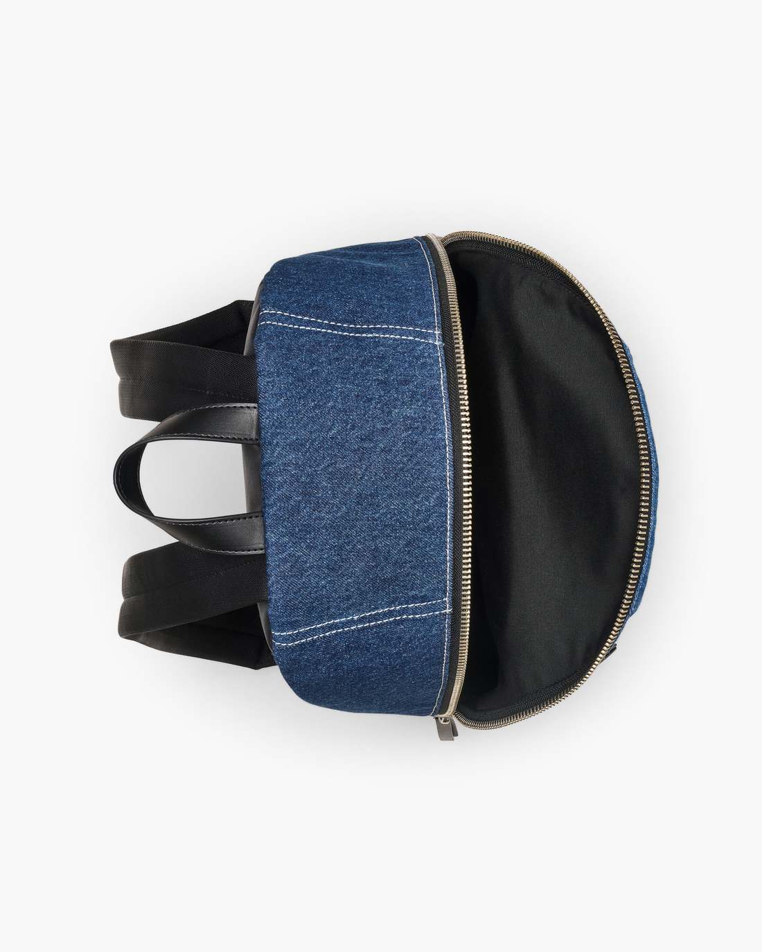 The Biker Colorblock Denim Large Backpack Indigo Multi - Marc Jacobs