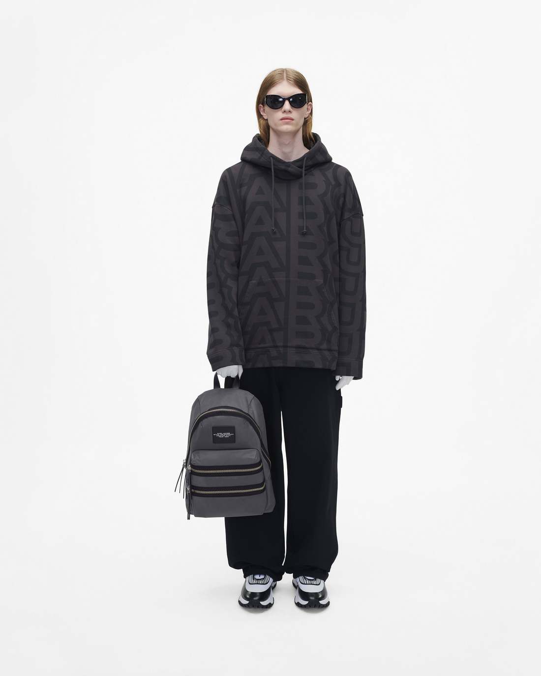 The Biker Nylon Large Backpack Dark Shadow - Marc Jacobs