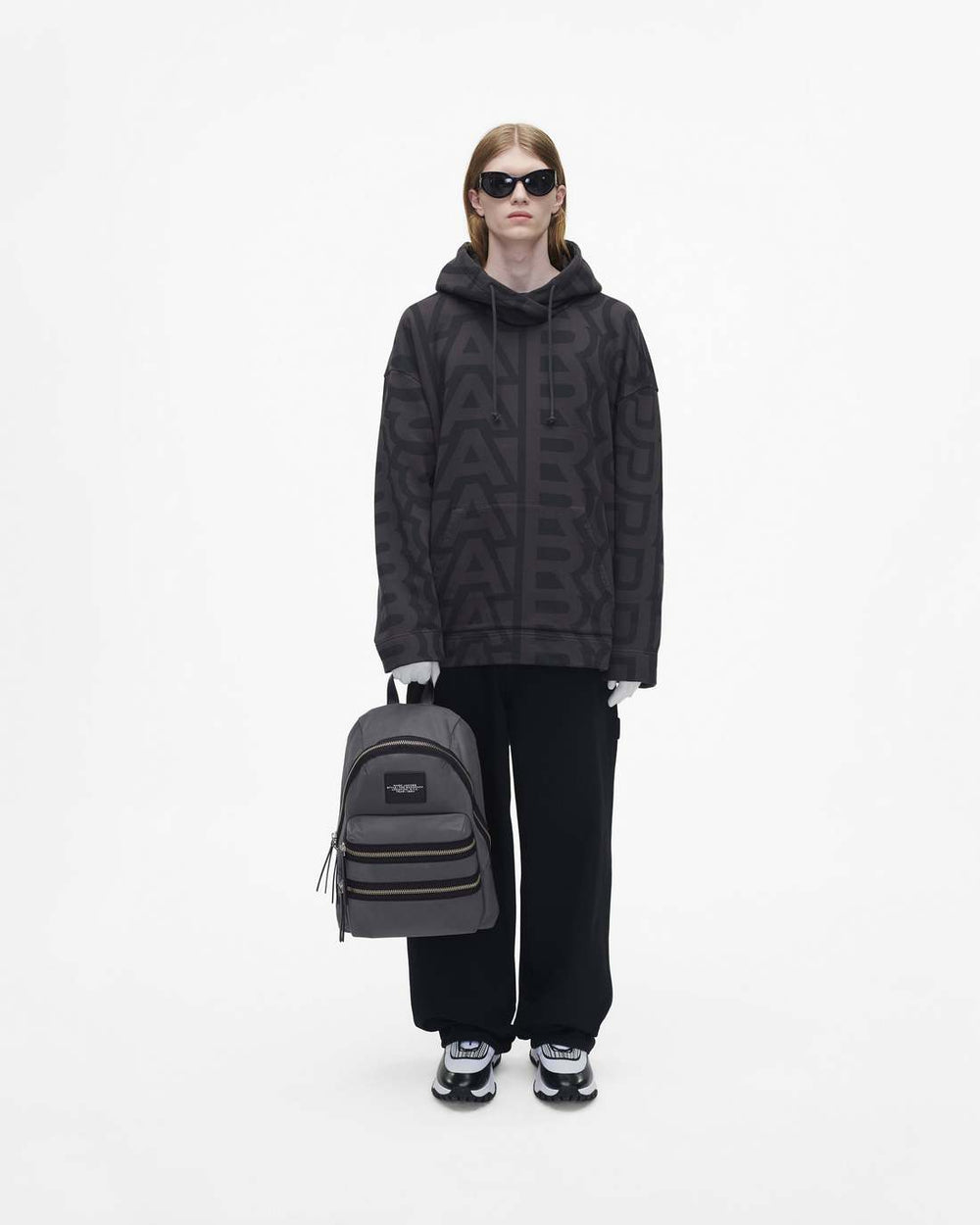 The Biker Nylon Large Backpack Dark Shadow - Marc Jacobs