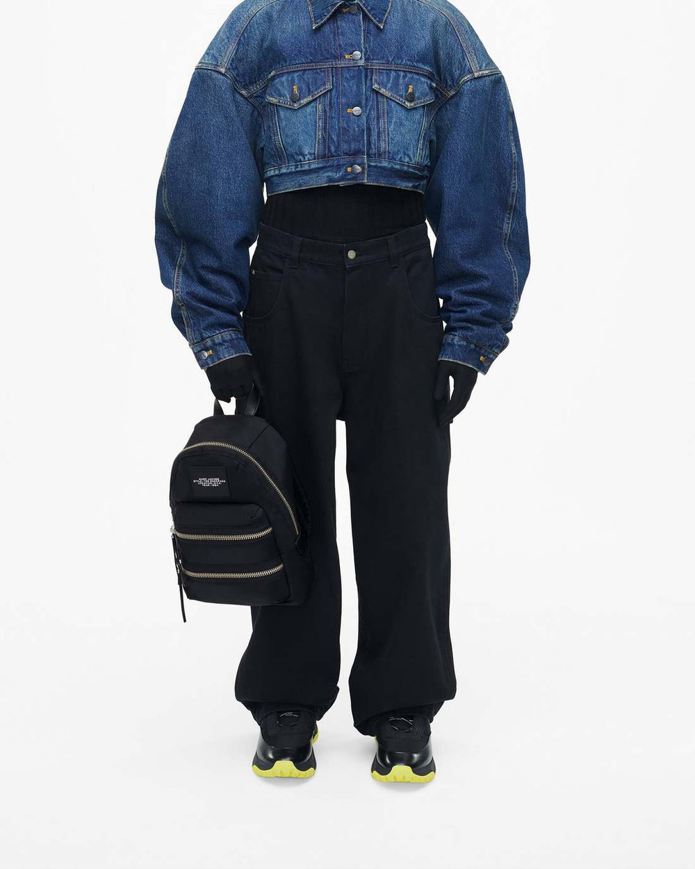 The Biker Nylon Medium Backpack Black - Marc Jacobs