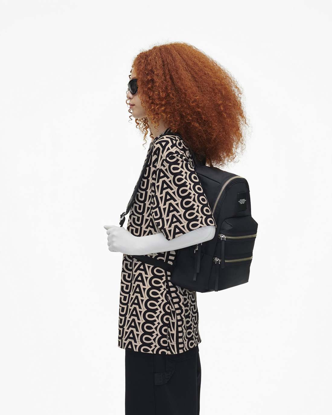The Biker Nylon Large Backpack Black - Marc Jacobs