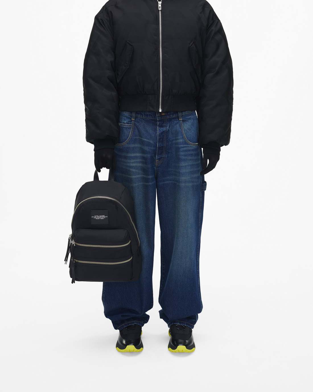 The Biker Nylon Large Backpack Black - Marc Jacobs