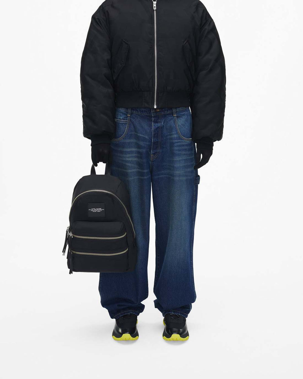 The Biker Nylon Large Backpack Black - Marc Jacobs