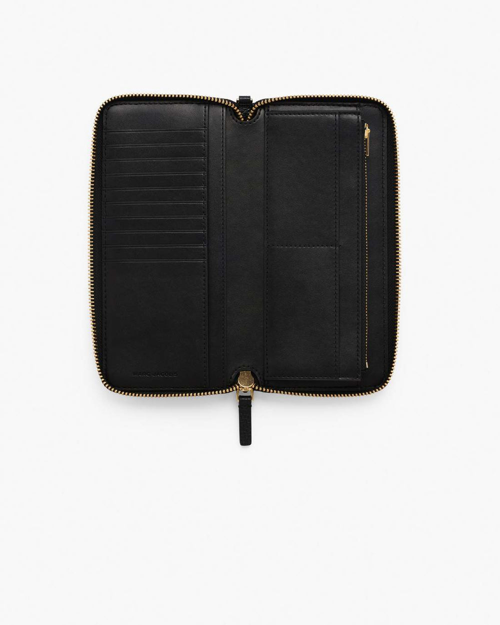 The Leather Continental Wallet Black - Marc Jacobs