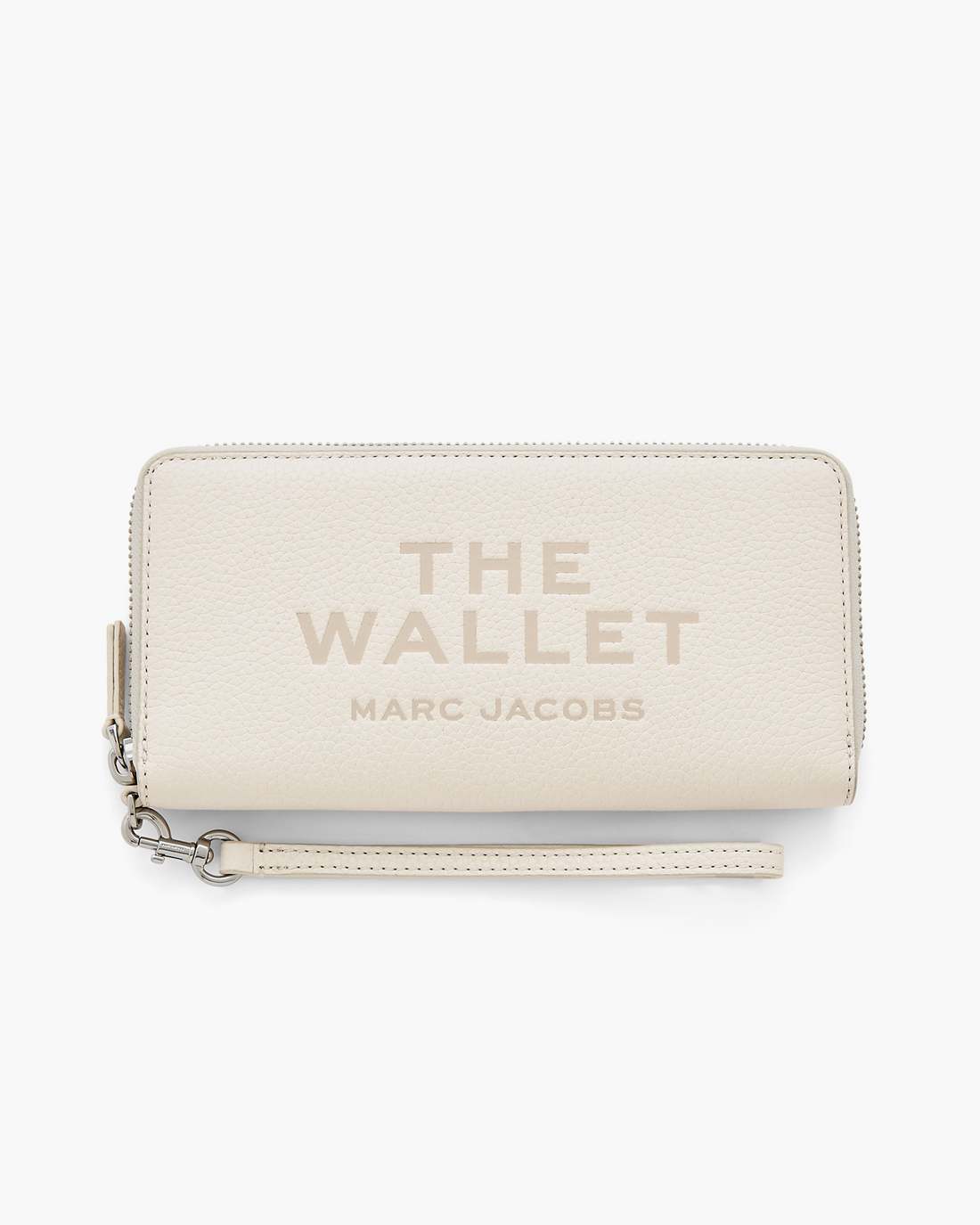 The Leather Continental Wallet Cotton - Marc Jacobs