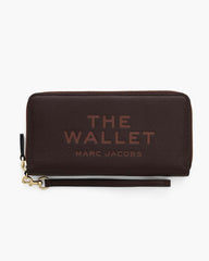 The Leather Continental Wallet Ganache - Marc Jacobs