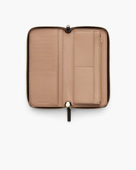 The Leather Continental Wallet Ganache - Marc Jacobs