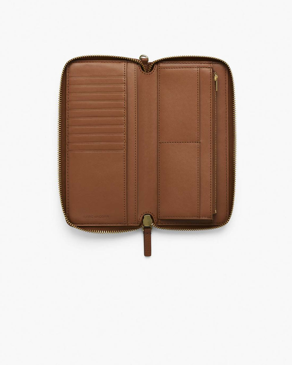 The Leather Continental Wallet Argan Oil - Marc Jacobs