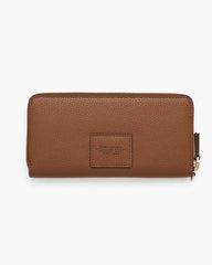 The Leather Continental Wallet Argan Oil - Marc Jacobs