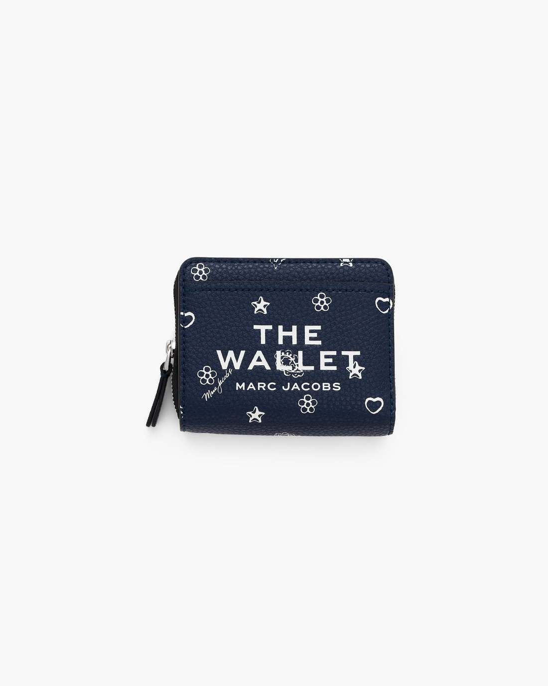 The Bandana Mini Compact Wallet Navy Multi - Marc Jacobs