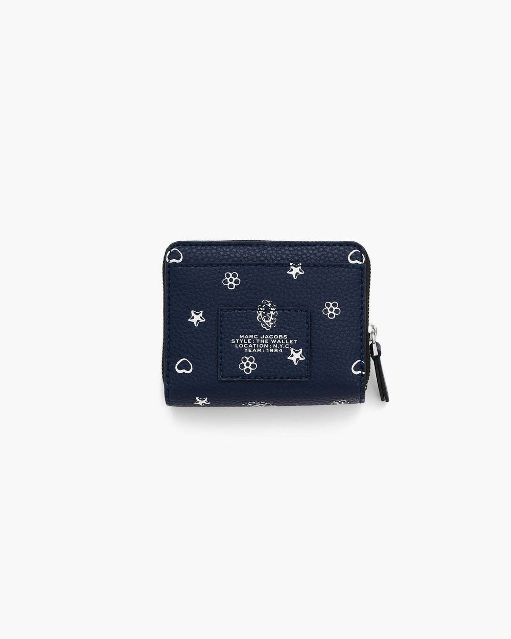 The Bandana Mini Compact Wallet Navy Multi - Marc Jacobs