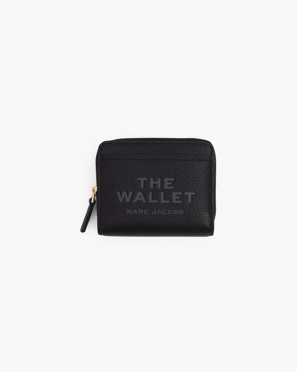 The Leather Mini Compact Wallet Black - Marc Jacobs