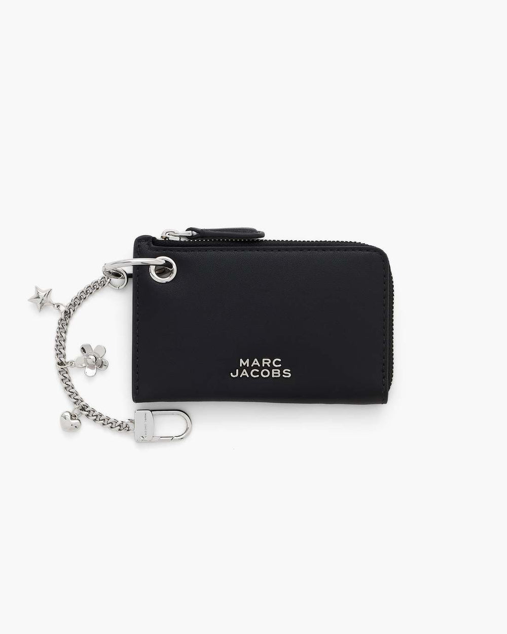 The Everyday Top Zip Charm Wallet Black - Marc Jacobs