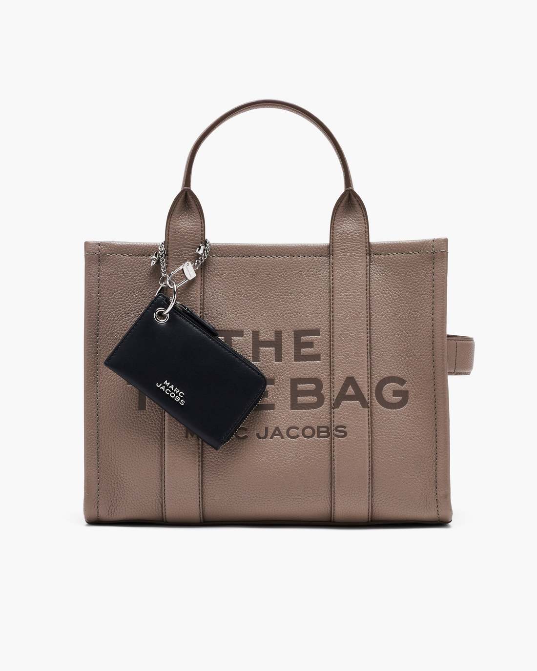 The Everyday Top Zip Charm Wallet Black - Marc Jacobs