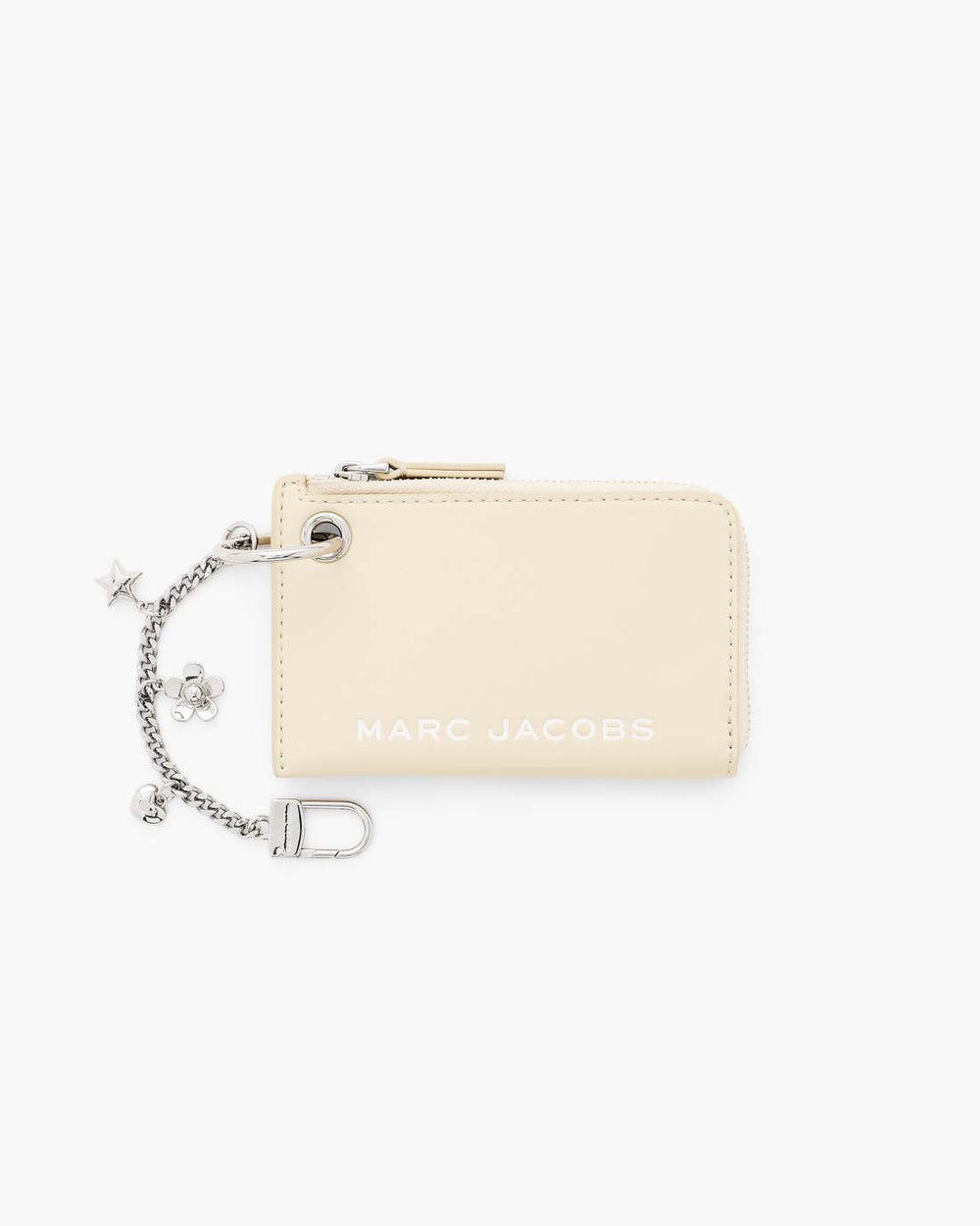 The Top Zip Charm Wallet Cloud White - Marc Jacobs