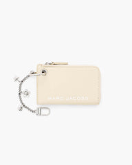 The Top Zip Charm Wallet Cloud White - Marc Jacobs