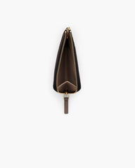 The Leather Top Zip Multi Wallet Cement - Marc Jacobs