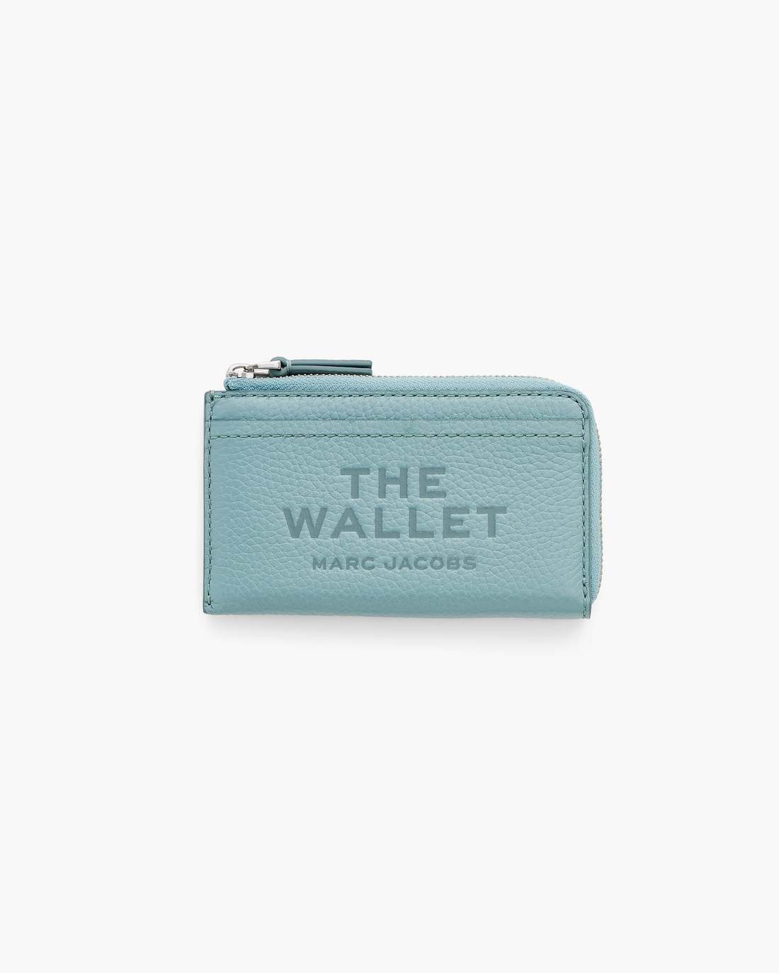 The Leather Top Zip Multi Wallet Sky Blue - Marc Jacobs