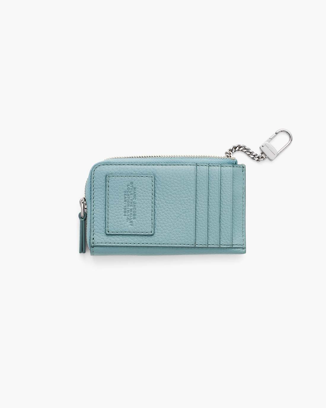 The Leather Top Zip Multi Wallet Sky Blue - Marc Jacobs