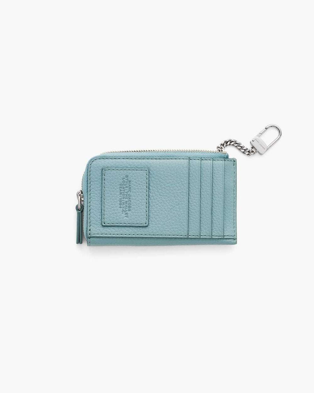 The Leather Top Zip Multi Wallet Sky Blue - Marc Jacobs