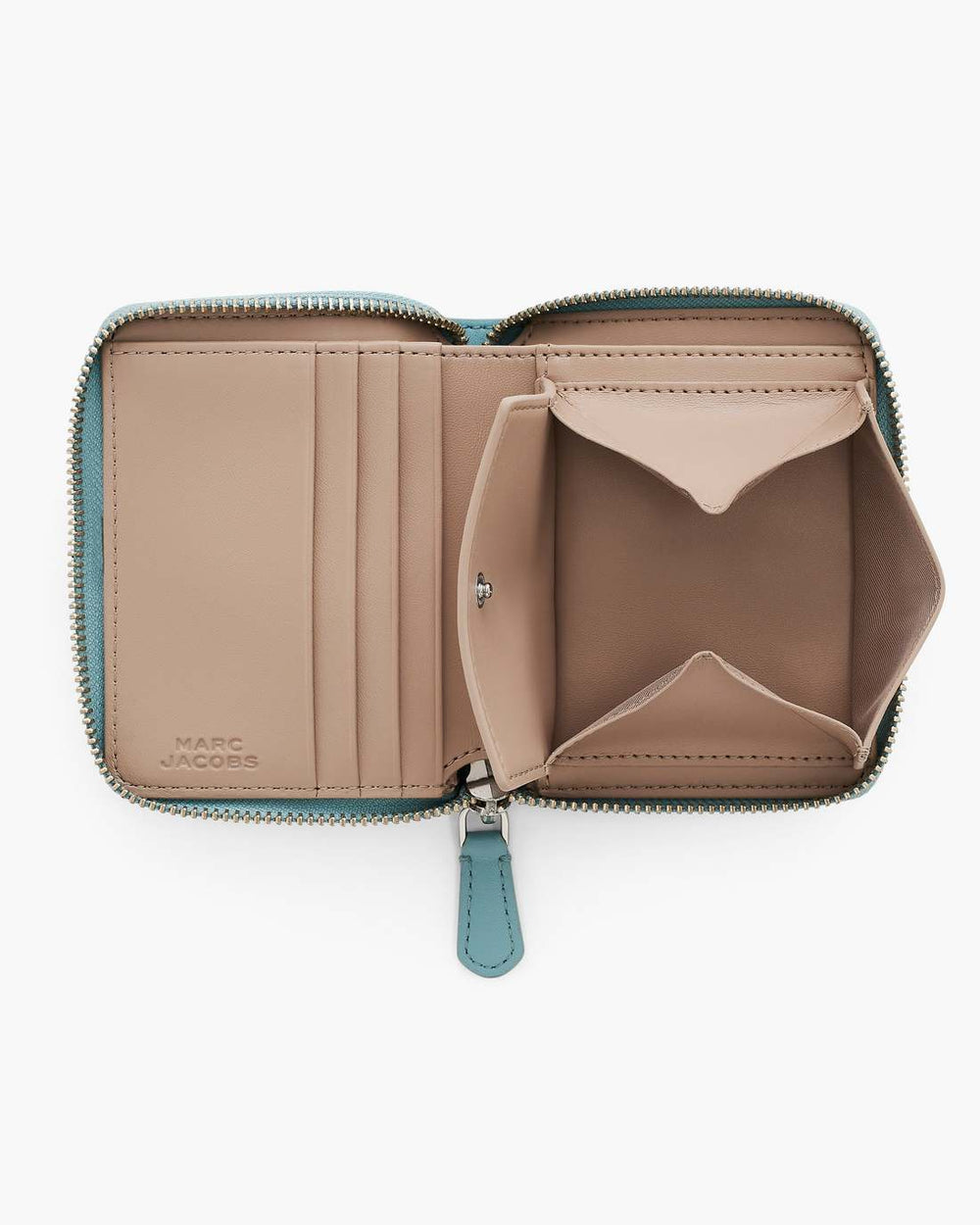 The Everyday Slim Compact Wallet Sky Blue - Marc Jacobs