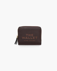 The Leather Mini Compact Wallet Ganache - Marc Jacobs