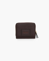The Leather Mini Compact Wallet Ganache - Marc Jacobs