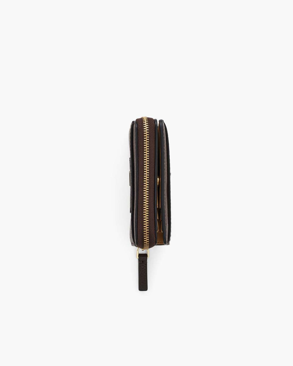 The Leather Mini Compact Wallet Ganache - Marc Jacobs