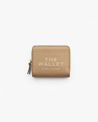 The Leather Mini Compact Wallet Camel - Marc Jacobs