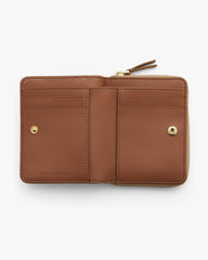 The Leather Mini Compact Wallet Camel - Marc Jacobs