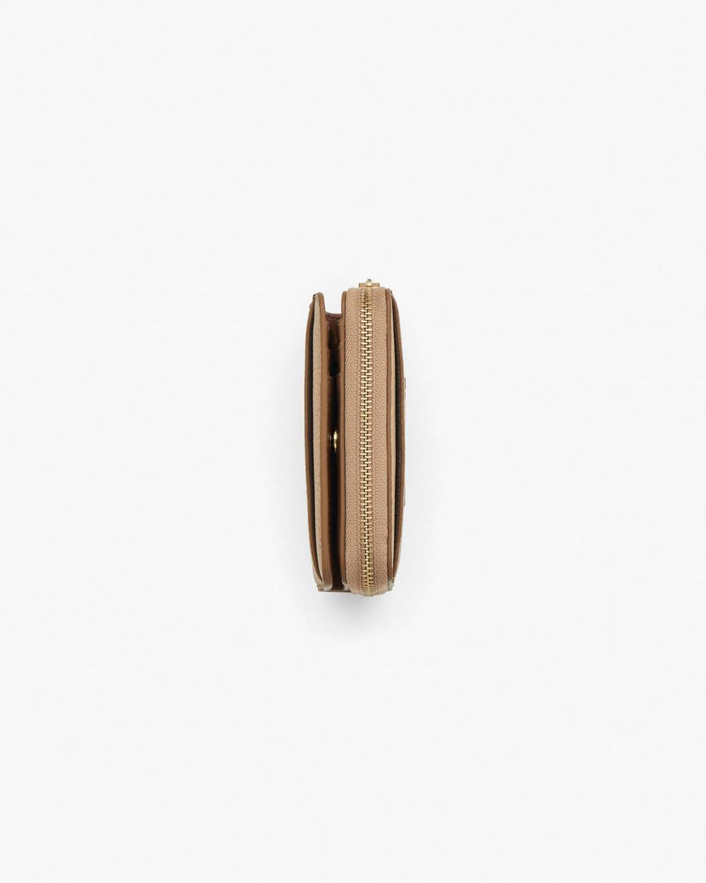 The Leather Mini Compact Wallet Camel - Marc Jacobs