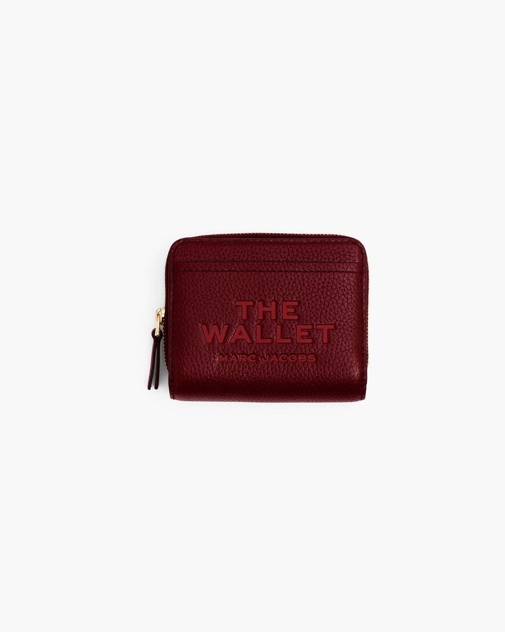 The Leather Mini Compact Wallet Cherry - Marc Jacobs