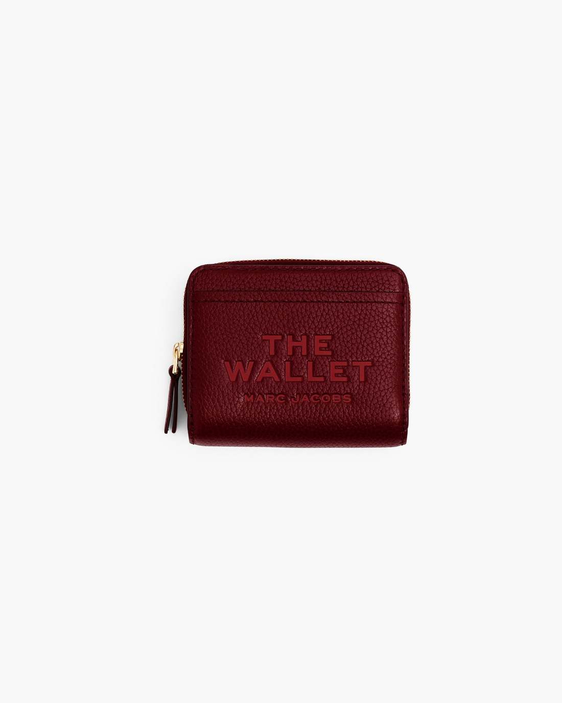 The Leather Mini Compact Wallet Cherry - Marc Jacobs