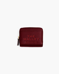 The Leather Mini Compact Wallet Cherry - Marc Jacobs