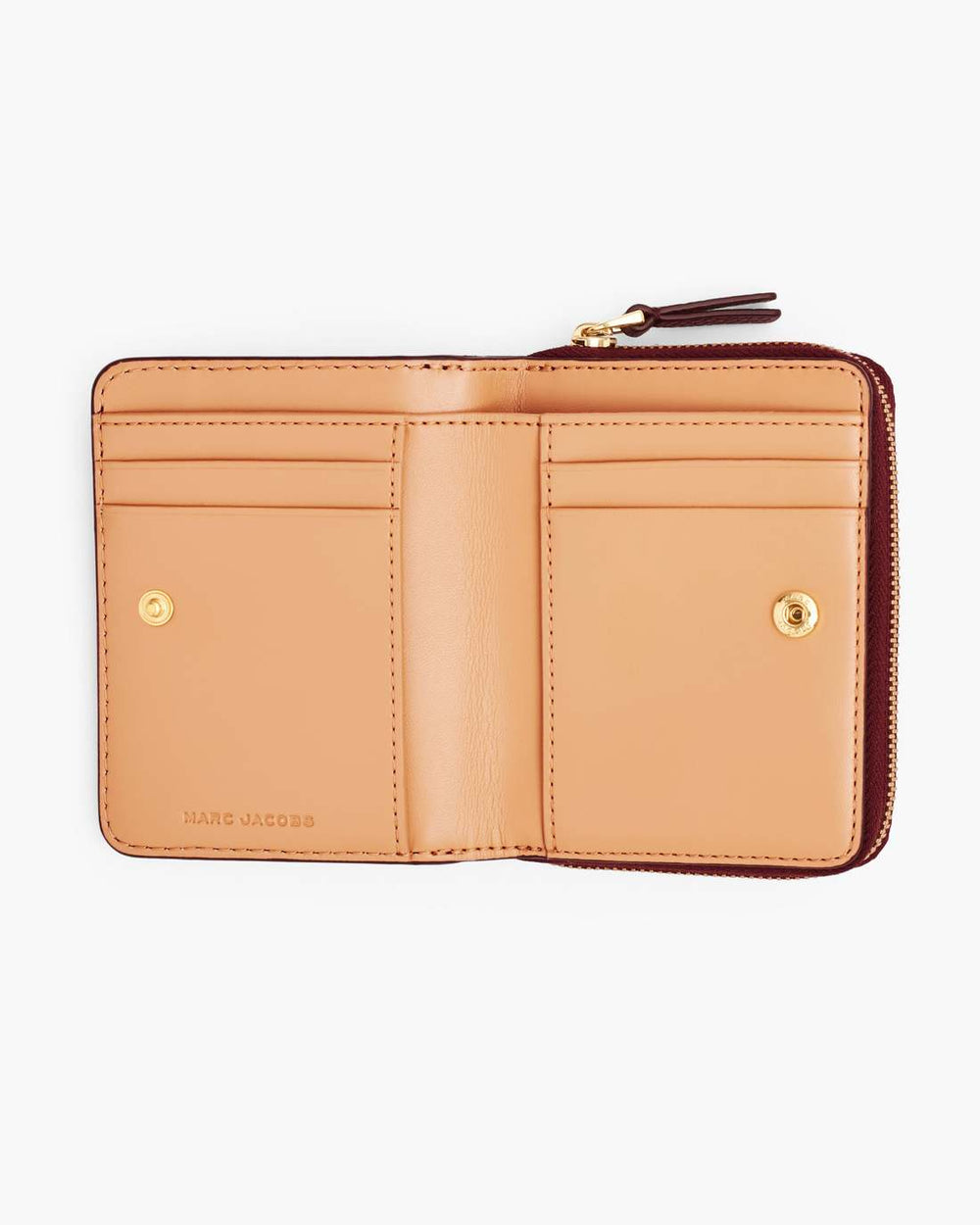 The Leather Mini Compact Wallet Cherry - Marc Jacobs
