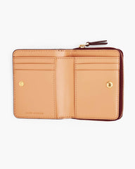 The Leather Mini Compact Wallet Cherry - Marc Jacobs