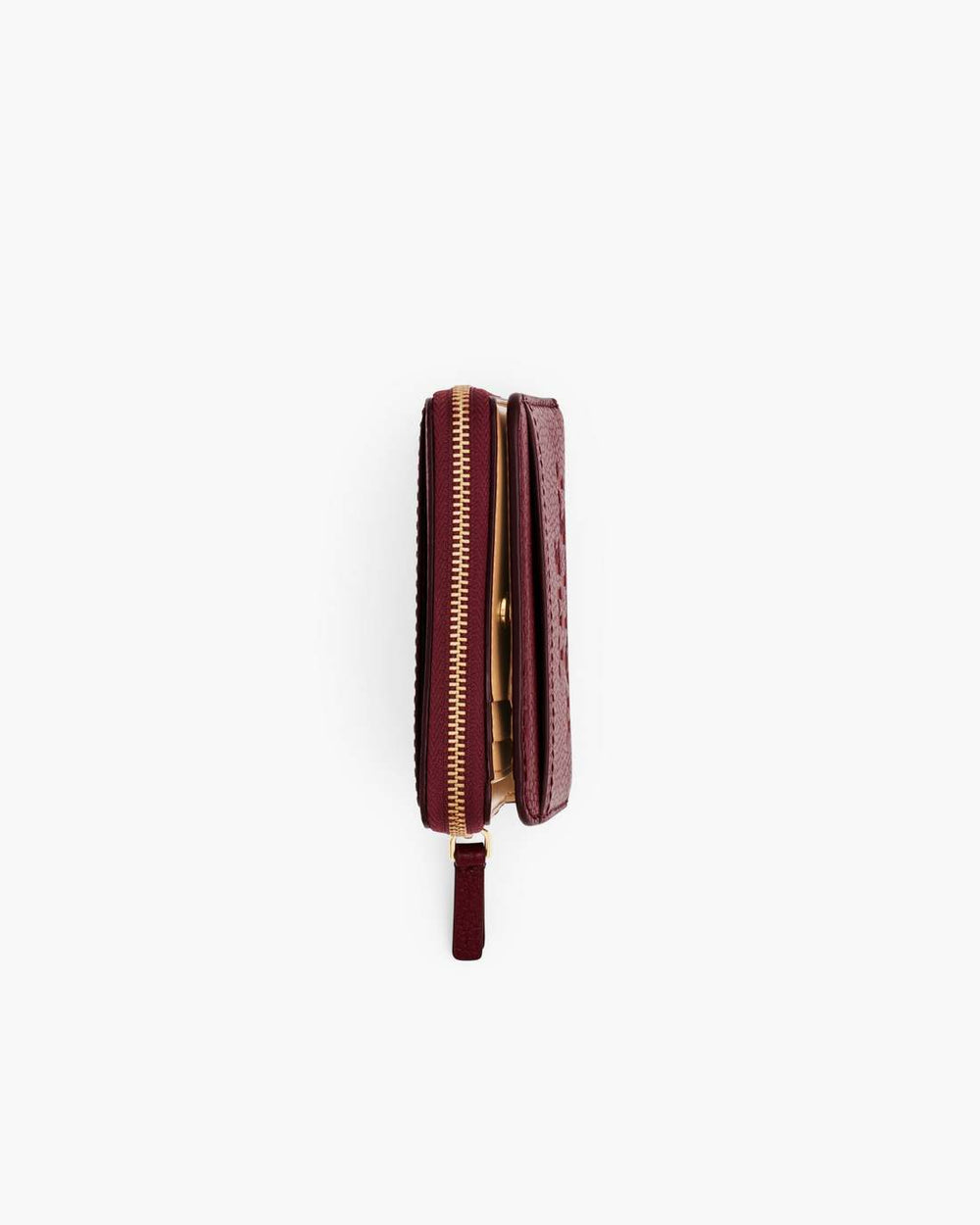 The Leather Mini Compact Wallet Cherry - Marc Jacobs