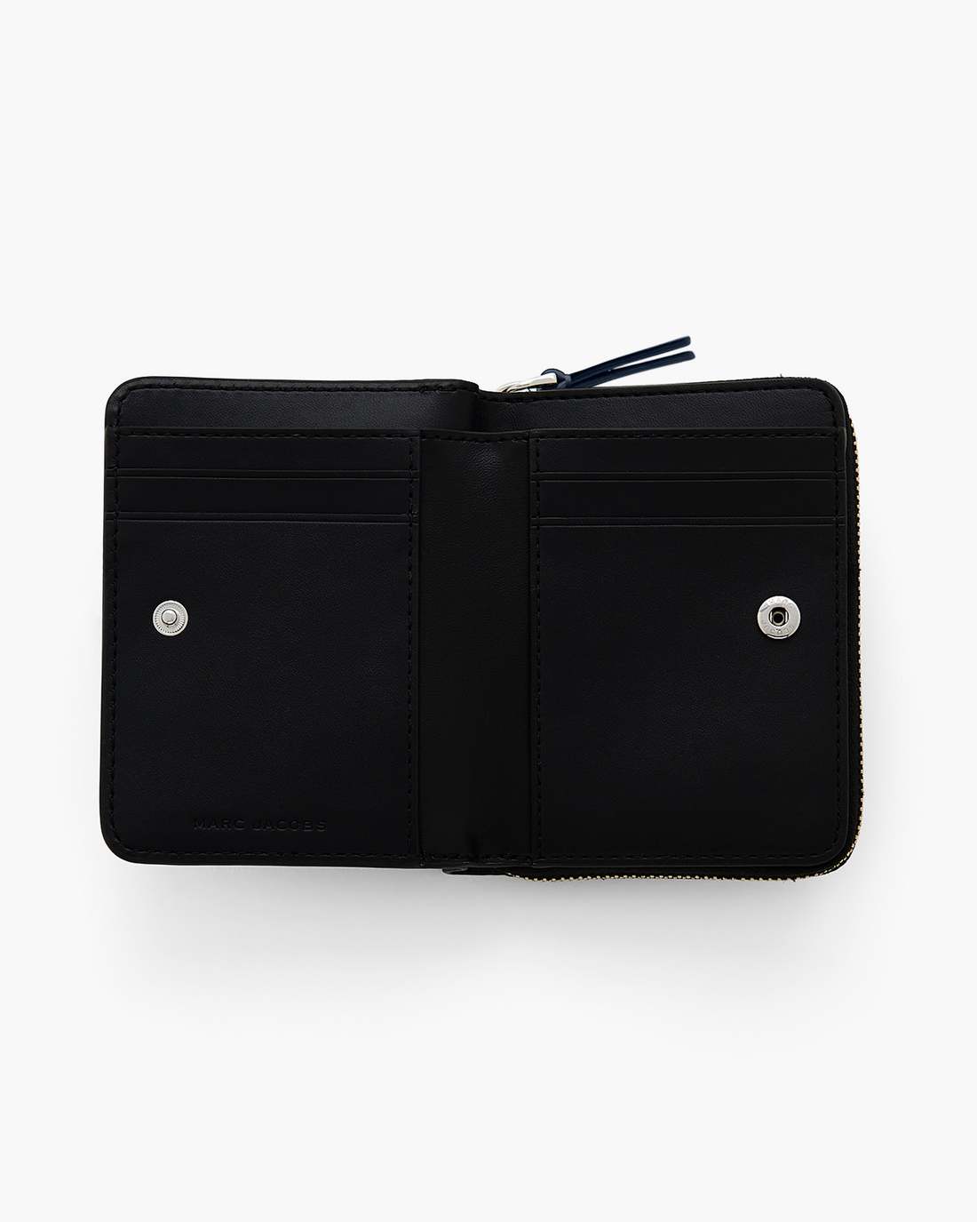 The Leather Mini Compact Wallet Blue Sea - Marc Jacobs