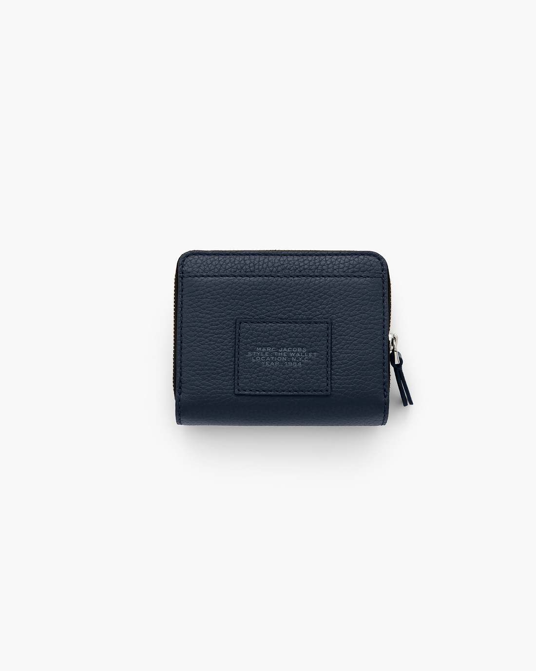 The Leather Mini Compact Wallet Blue Sea - Marc Jacobs