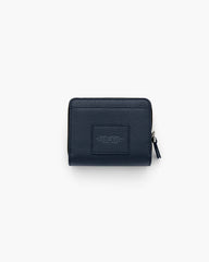 The Leather Mini Compact Wallet Blue Sea - Marc Jacobs