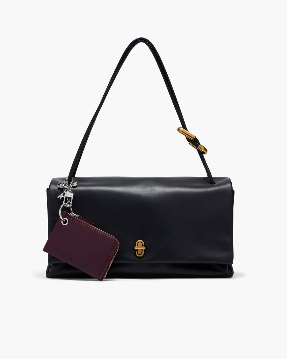 The Top Zip Charm Wallet Dark Plum - Marc Jacobs