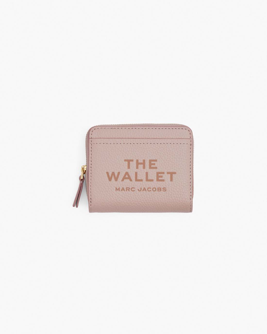 The Leather Mini Compact Wallet Rose - Marc Jacobs