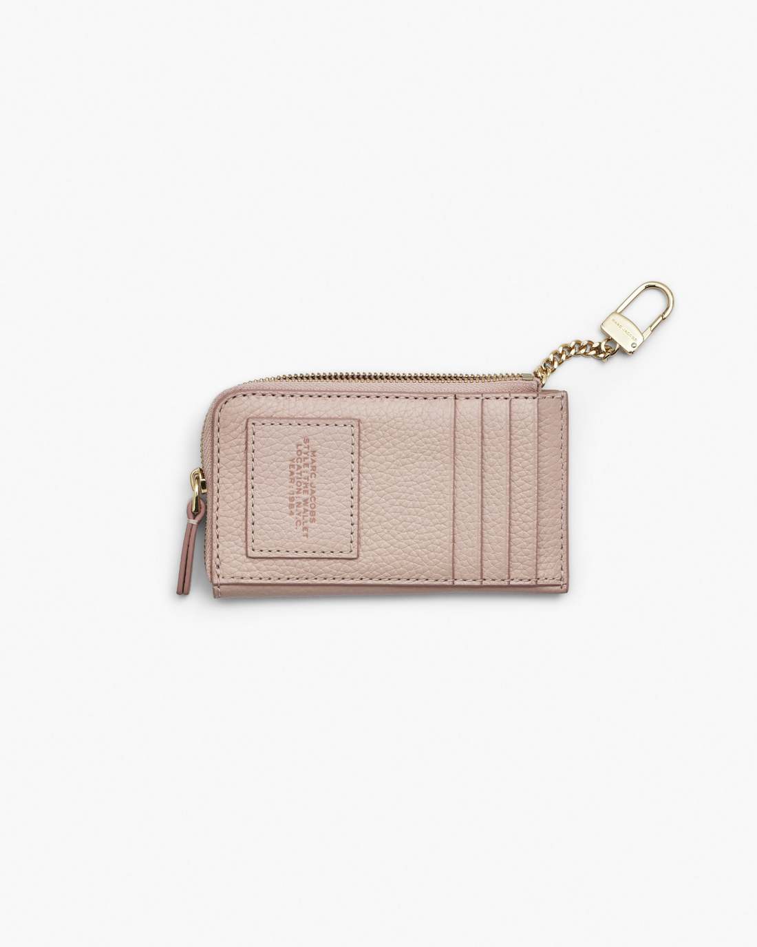 The Leather Top Zip Multi Wallet Rose - Marc Jacobs