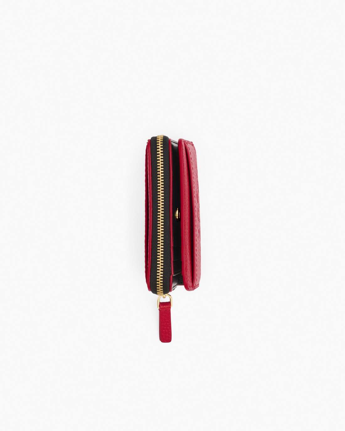 The Leather Mini Compact Wallet True Red - Marc Jacobs