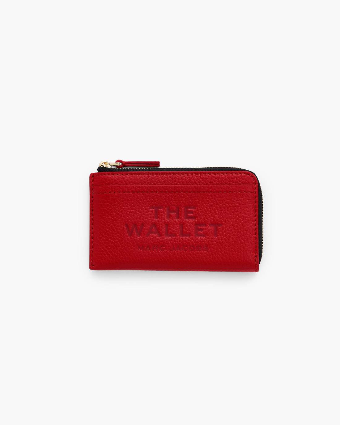The Leather Top Zip Multi Wallet True Red - Marc Jacobs