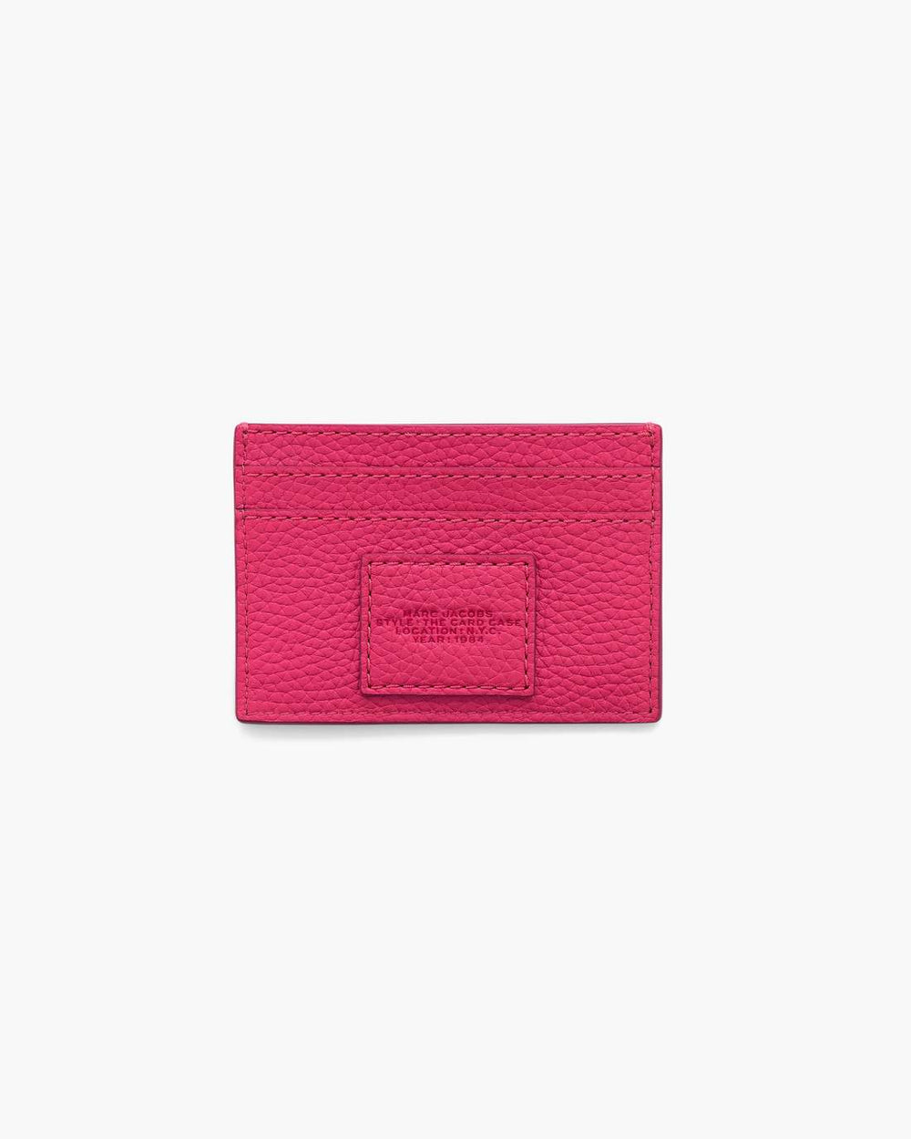 The Leather Card Case Raspberry Pink - Marc Jacobs