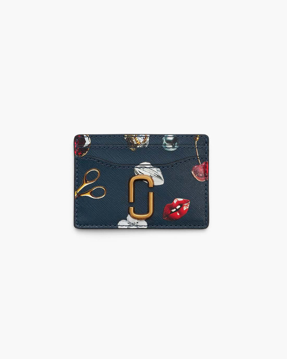 The Trinket Utility Snapshot Card Case Navy Multi - Marc Jacobs
